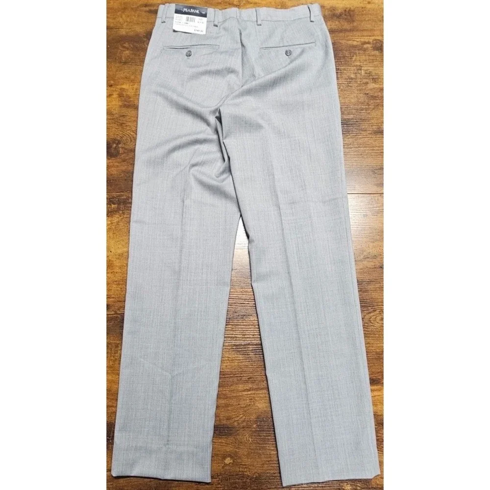 Jos A Banks 1905 Suit Separates Tailored Fit Gray Pants Men's Size 30x32 NWT